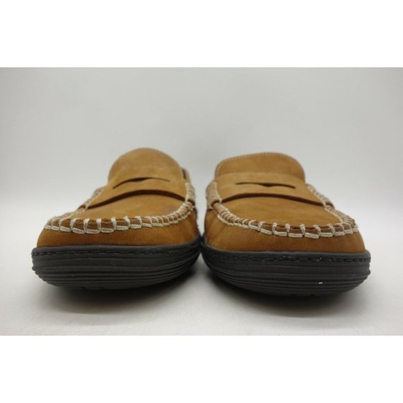 Dooney & Burke Brown Leather Moc Toe Penny Loafer Driving Shoes Men\'s 9.5 main image 4